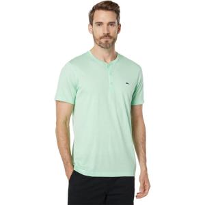 imageLacoste Mens Pima Cotton Henley TShirtAsh