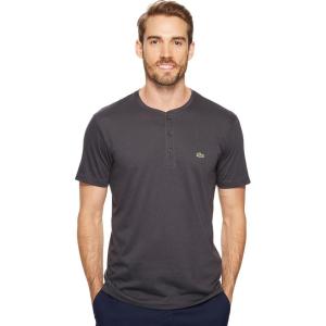 imageLacoste Mens Pima Cotton Henley TShirtGraphite