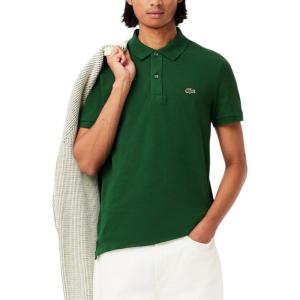 imageLacoste Mens Slim Fit L1212 Short Sleeve Pique Polo ShirtAppalachan Green