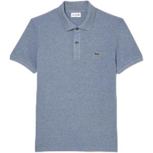 imageLacoste Mens Slim Fit L1212 Short Sleeve Pique Polo ShirtBleu Indigo Clair