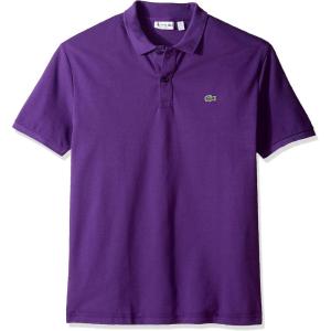 imageLacoste Mens Slim Fit L1212 Short Sleeve Pique Polo ShirtCossak Purple