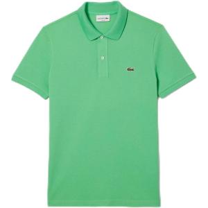 imageLacoste Mens Slim Fit L1212 Short Sleeve Pique Polo ShirtPeppermint