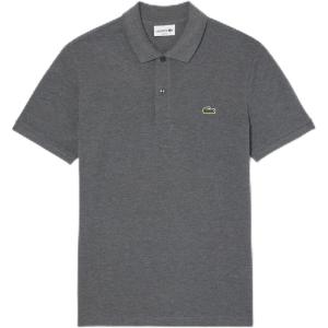imageLacoste Mens Slim Fit L1212 Short Sleeve Pique Polo ShirtPitch Chine