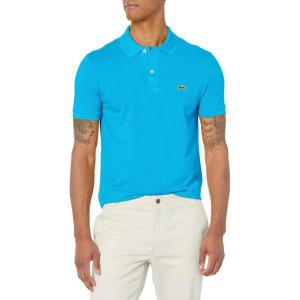 imageLacoste Mens Slim Fit L1212 Short Sleeve Pique Polo ShirtSeaside