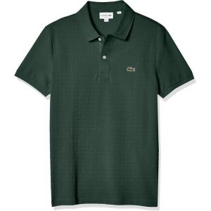 imageLacoste Mens Slim Fit L1212 Short Sleeve Pique Polo ShirtSinople