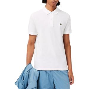 imageLacoste Mens Slim Fit L1212 Short Sleeve Pique Polo ShirtWhite