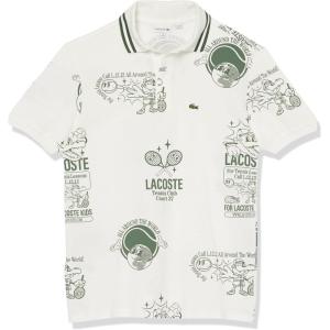 imageLacoste Short Sleeve Animated Croc Polo ShirtFarineSequoia