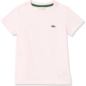 imageLacoste Short Sleeve Crew Neck Classic Cotton TShirtFlamant
