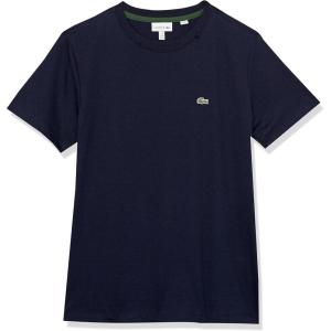 imageLacoste Short Sleeve Crew Neck Classic Cotton TShirtMarine