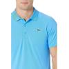 imageLacoste Mens Big Sport Regular Fit UV Protect Polo ShirtArgentine Blue