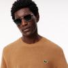 imageLacoste Mens Carded Wool Crew Neck SweaterCookie