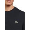 imageLacoste Mens Carded Wool Crew Neck SweaterNavy Blue