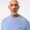 imageLacoste Mens Carded Wool Crew Neck SweaterOverview