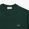 imageLacoste Mens Core Collection Regular Fit VNeck Long Sleeve Classic SweaterSinople