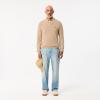 imageLacoste Mens Long Sleeve Regular Fit Vneck Organic Cotton SweaterViennese