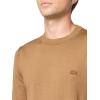 imageLacoste Mens Merino Wool Monochrome Crew Neck SweaterCookie