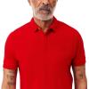 imageLacoste Mens Stretch Cotton Paris PoloRed