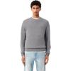 imageLacoste Mens Carded Wool Crew Neck SweaterSilver Chine