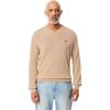 imageLacoste Mens Long Sleeve Regular Fit Vneck Organic Cotton SweaterViennese