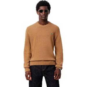 imageLacoste Mens Carded Wool Crew Neck SweaterCookie