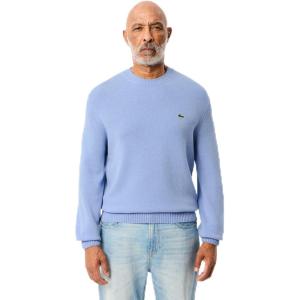imageLacoste Mens Carded Wool Crew Neck SweaterOverview