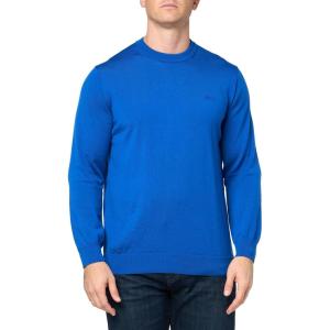 imageLacoste Mens Merino Wool Monochrome Crew Neck SweaterLazuli