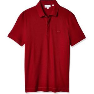 imageLacoste Mens Stretch Cotton Paris PoloAlizarin