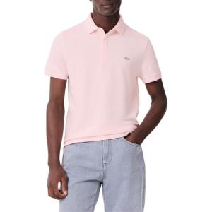 imageLacoste Mens Stretch Cotton Paris PoloFlamingo Pink
