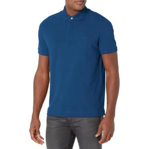 imageLacoste Mens Stretch Cotton Paris PoloMethylene Blue