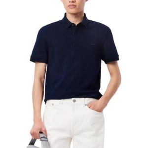 imageLacoste Mens Stretch Cotton Paris PoloNavy Blue