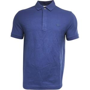 imageLacoste Mens Stretch Cotton Paris PoloNavy BlueBlue