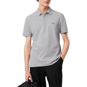 imageLacoste Mens Stretch Cotton Paris PoloSilver Heathered