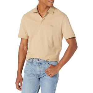 imageLacoste Mens Stretch Cotton Paris PoloViennese Tan