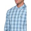 imageLacoste Mens Check Print Stretch ShirtRill  Limestone   Gipsy Blue