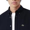 imageLacoste Mens Long Sleeve Regular Fit Button Down Solid Oxford ShirtAbimesAbimes