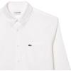 imageLacoste Mens Long Sleeve Regular Fit Button Down Solid Oxford ShirtWhite