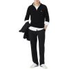 imageLacoste Mens Long Sleeve Regular Fit Button Down Solid Oxford ShirtWhite