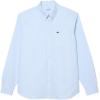imageLacoste Mens Long Sleeve Regular Fit Button Down Solid Oxford ShirtWhiteOverview
