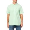 imageLacoste Mens Core Collection Regular Fit Short Sleeve Checked ShirtWhiteLiamone Gingham