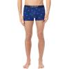imageLacoste Mens Cotton Stretch Mini Croc Print Trunks 3PackBlueGreyRed