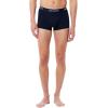 imageLacoste Mens Cotton Stretch Tricolor Waistband Trunks 3PackNavy BlueGreenRed
