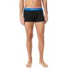 imageLacoste Mens Cotton Stretch Tricolor Waistband Trunks 3PackNavyRoyal BlueLight Blue