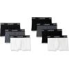 imageLacoste Mens Cotton Stretch Essentials Trunks 7PackBlackWhiteShadow Grey