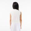 imageLacoste Girls Sleeveless Cropped Polo ShirtFlour