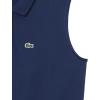 imageLacoste Girls Sleeveless Cropped Polo ShirtNavy Blue