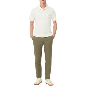 imageLacoste Mens Core Collection Slim Fit Stretch Cotton Chino PantKhaki