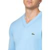 imageLacoste Mens Core Collection Regular Fit VNeck Long Sleeve Classic Sweater Overview Medium