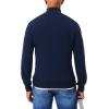 imageLacoste Mens Long Sleeve QuarterZip High Neck SweaterNavy Blue