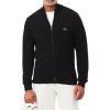 imageLacoste Mens Core Collection Regular Fit Turtle Neck Long Sleeve Classic SweaterBlack