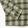 imageLacoste Mens Long Sleeve Checked Gingham ButtonDown ShirtKhaki Medium Check